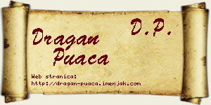 Dragan Puača vizit kartica